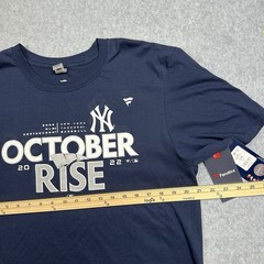 Men’s L/G New York Yankees Fanatics Navy 2022 Postseason Locker Room T-Shirt