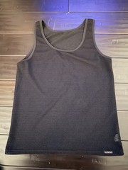 Xuba Black Fishnet Mesh Tank Top Mens XL Beach Sports Athletic