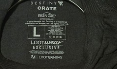 Destiny Crate Bungie Lootwear Long Sleeve Graphic Print Black L