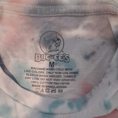 Buc-ee’s Gone To Buc-ee’s Tie-Dye Graphic Logo Tee M Cotton Crew Neck