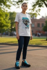 Shirt to match Black Chrome Gamma Blue Max 95 OG Sneaker Sneakerhead Streetwear