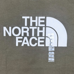 The North Face Short Sleeve Half Dome Tee Size Small New Taupe Green Gorpcore