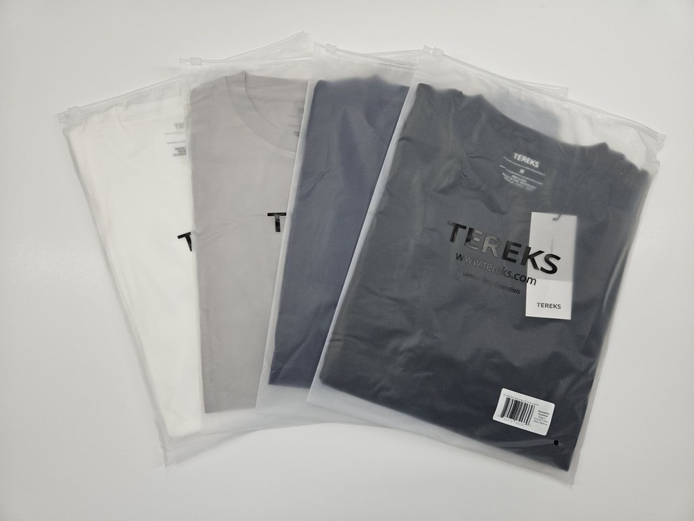 Men’s Bamboo Cotton T-Shirt 4 Pack Bundle 4 Colors Crew Neck Soft Tee NWT