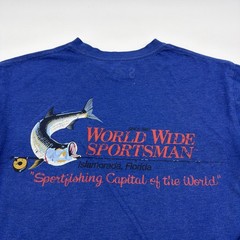 World Wide Sportsman Island Florida T-shirt Men S Blure Graphic Print Logo.46884