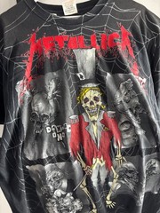 Metallica Vintage 1992 Pushead Ringmaster All Over Print T-Shirt