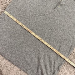 J Crew Field Knit Henley Shirt Mens Large Gray Short Sleeve 100% Cotton