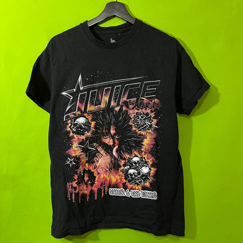 Juice WRLD 999 Club Goodbye Good Riddance Graphic T-Shirt Black Mens Medium