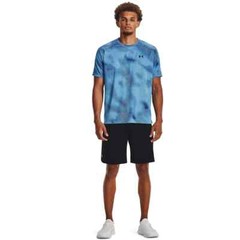 Under Armour Mens 2.0 Lino Print Tech Short Sleeve T-Shirt Blizzard Varsity Blue