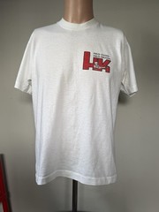 Vintage HK Heckler & Koch Anything But Routine Pistol T-Shirt L 90s Military Gun