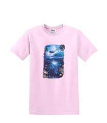 T-shirt small to 3xL – DOLPHIN JOYFUL spirit sealife resort beach nautical fun
