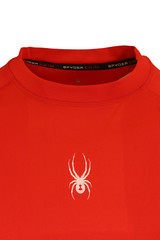 Spyder Men’s T-Shirt Red UPF30+ Rash Guard L/S (S01D)