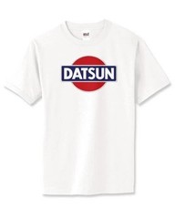 Datsun White Logo T-Shirt New! S-5XL Tee 240z 260z 280z ZX 510