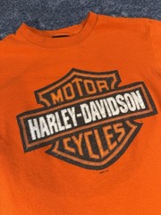 Harley Davidson Shirt Men’s Small Orange Salt Lake City Utah Snowboarding 2021