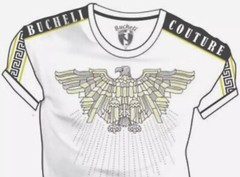 Men’s Bucheli T Shirt,Italian Style,Cotton,Slim Fit,Stretch XL 2XL….A8.A