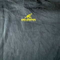 Nike Team Livestrong T-Shirt Mens Large Black Lance Armstrong Foundation Cotton
