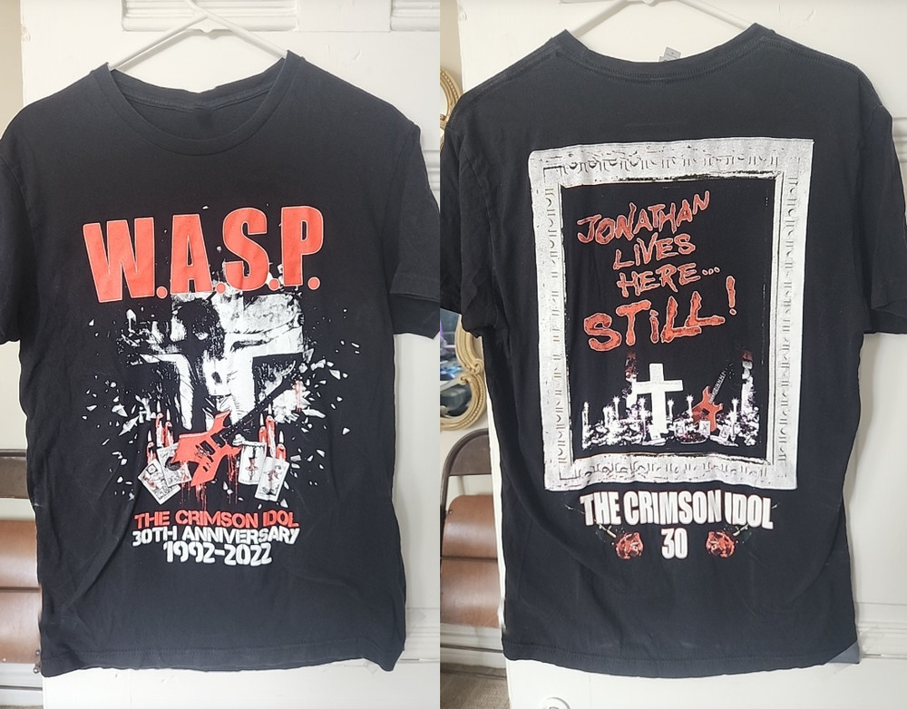 The Crimson Idol 30th Anniversary W.A.S.P. Tee Cotton Shirt ZA619