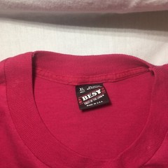 Vintage Shirt XL Fruit Loom Best Single Stitch Colorado Pink Cow Graphic 90s