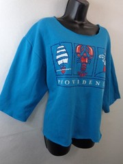Vintage Providence Rhode Island T Shirt Women’s L Blue Paradies Collection