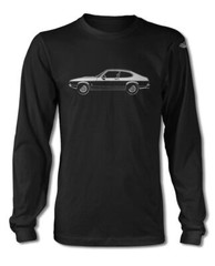 Ford Capri MK II Coupe T-Shirt – Long Sleeves – Side View