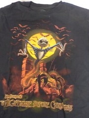 N A312 Disney Nightmare Before Christmas Size Small T-Shirt Lot (A)