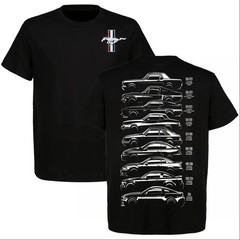 Ford Mustang Evolution T-Shirt, Iconic Muscle Car Series Tee