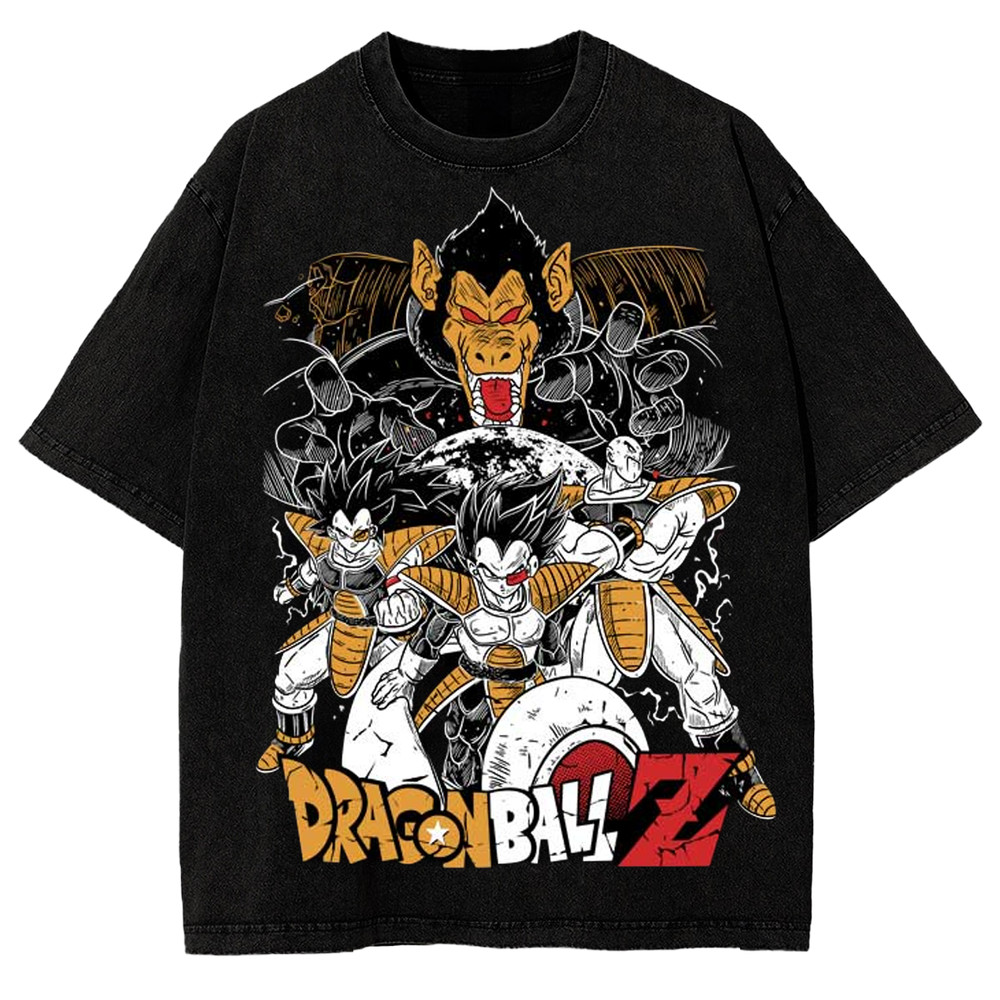 Vegeta Nappa Saiyan Saga DBZ Graphic Tee Fans And Lovers Anime T-Shirt