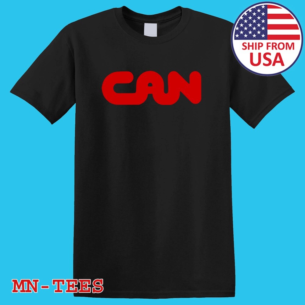 Can Krautrock Electronic Black Size S-5XL