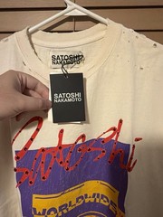 Satoshi Nakamoto Worldwide Shirt Size XL Cut Off Tee