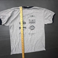 Anvil Ringer T Shirt Mens Medium Gray Retro Style Y2k 2000s Dog Puppy Lover