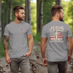 Trump 2024 Jesus My Savior MAGA 45 47 Missed Me Never Surrender Legend T-Shirts
