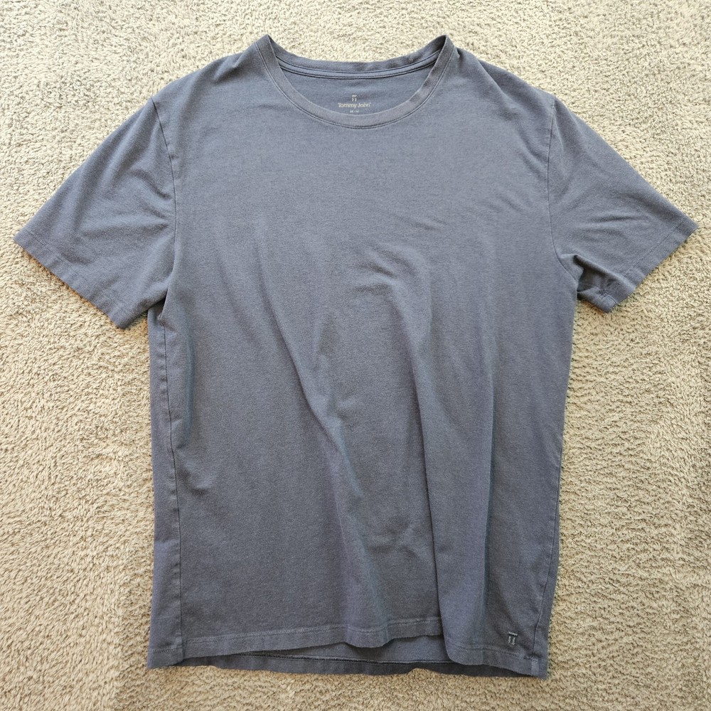 Tommy John T Shirt Cotton Stretch Comfort Tee Men Medium Navy blue