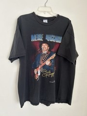 Vintage 1998 Thrashed Merle Haggard Shirt Tee XL Rare Country Tour Telecaster
