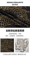 Fashion Dragon Trend Rhinestone Long Sleeve Luxury Men T-Shirt Plus Size 6XL