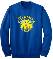 Golden State Warriors 2022 Champions Champs CREW HOODED SWEATSHIRT