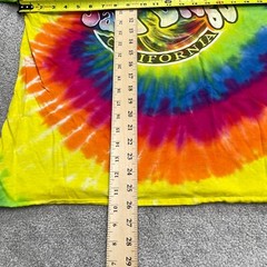 Colortone Tie-Dye Graphic T-Shirt Mens Large Multicolor Crew Neck Cotton Tee