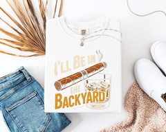 Comfort Colors Funny Cigar Whiskey Shirt Backyard BBQ Gift For Men