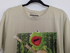 Disney The Muppets KERMIT THE FROG Country Roots Banjo T-Shirt Unisex L