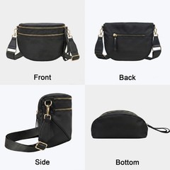 Crossbody Bag for Women Nylon Bum Bag with Wide Adjustable Strap Large Capaci…