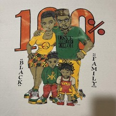 Vintage Love Sees No Color Shirt Black Family 90s TLC Racism Hurts 2 Live Crew