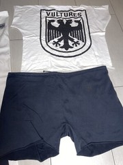 4PC Set ¥$ Kanye West Ye Ty Dolla Vultures White ShortSleeve Pants Shorts Sz ”1”