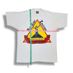 Vintage East Coast Invitational Track Meet White T-Shirt Men’s L