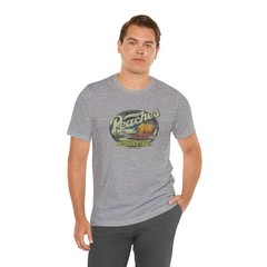 Vintage Peaches Record & Tapes Store Logo Unisex Jersey Short Sleeve T-Shirt