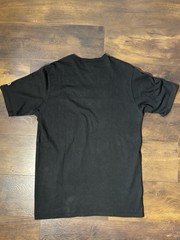 Champion Men’s Large Black T-Shirt Multicolor Old English Spellout Vintage Logo
