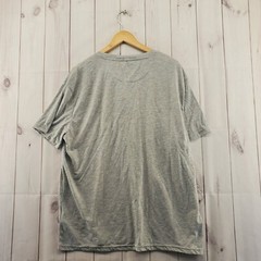 Jachs New York T Shirt Mens XL Gray Quarter Button Floral Details Short Sleeve