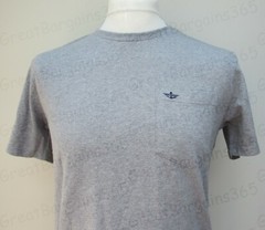 Genuine Levi DOCKERS Men’s Pocket T-Shirt 100% Cotton Blue White Grey S M L New