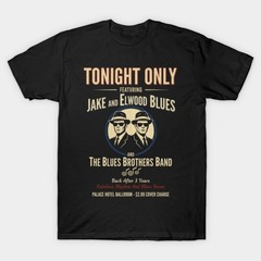 Blues Brothers Concert Poster Graphic T Shirt Classic Music Comedy Movie Unisex