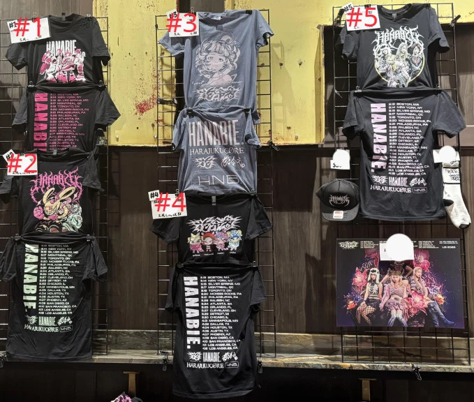 Hanabie Shirt Concert Tour Merch Reprint