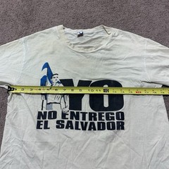 Vintage No Entrego El Salvador Political Shirt 1990’s Salvadoran Propaganda RARE