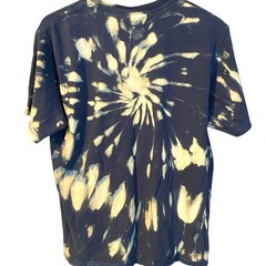 Vtg Nike Mens Crewneck Size Large Swoosh Tie Dyed Short-sleeved Blue T-shirt