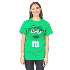 Adult & Youth Kids M&M’s M&M Face Chocolate Candy Costume T-Shirt Tee M M Shirt